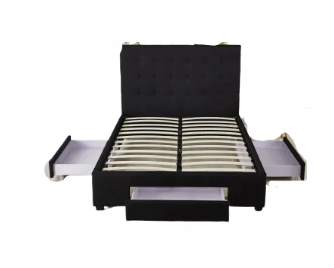 2019 Schlafzimmer Möbel Neues Modernes Kingsize-leder Elegantes Weiches