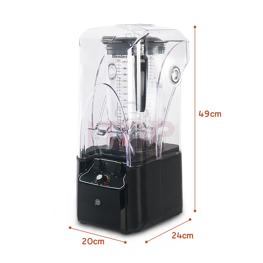 Commercial Blender Heavy Duty Blender for Smoothies with sound cover