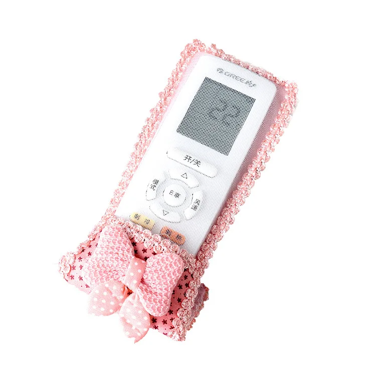 Fabric Lace Video TV Air Condition Remote control Protector Case Cover Waterproof Dust Bags