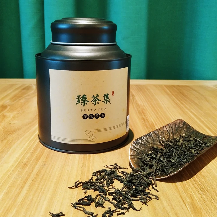 0 Grams Of A Can Hunan Dark Tea Golden Flower Slimming Fu Tea Buy Hunan Anhua Dark Tea The Tea Reducing Weight Product On Alibaba Com