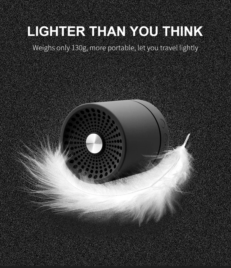Portable TWS Bluetooth Speaker Twin Stereo Mini Wireless Speaker with TF Card Slot and MIC for Handsfree Call - ANKUX.COM