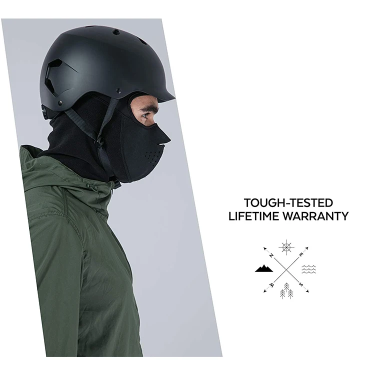 Windproof Hood Snow Gear Ski Mask Cold Weather Face Mask for Skiing Snowboarding Motorcycle Riding Winter Sports