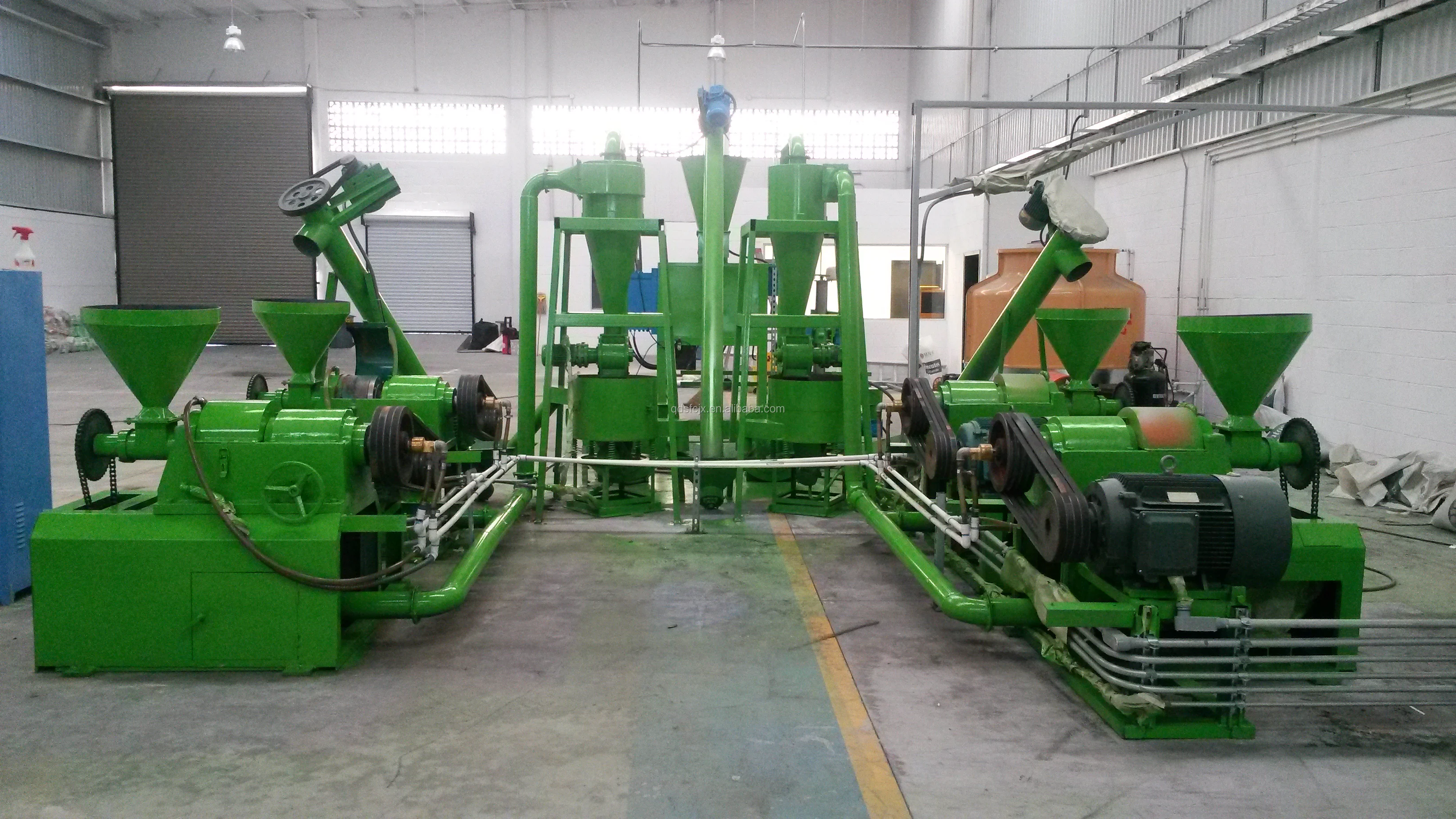 废旧轮胎粉碎机二手轮胎回收机