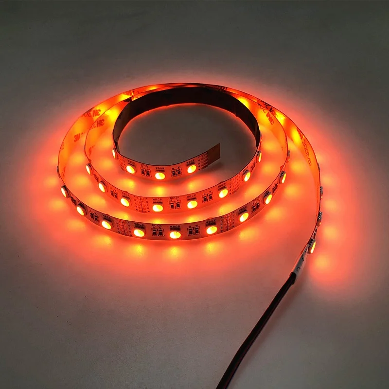 New RGBA  LED strip 12V 5050smd amber led lighting led flexible 5050 led strip orange 24v rgbw 4 in1