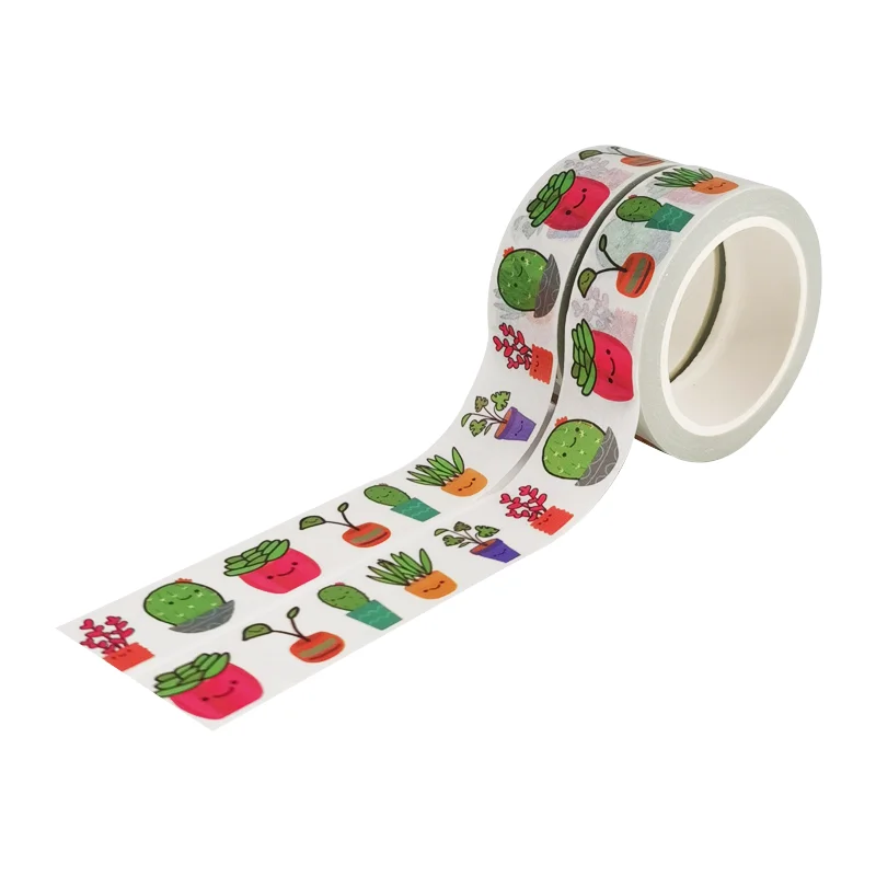 

washi tape plants leaf green,100 Rolls, Cmyk color printing washi tape