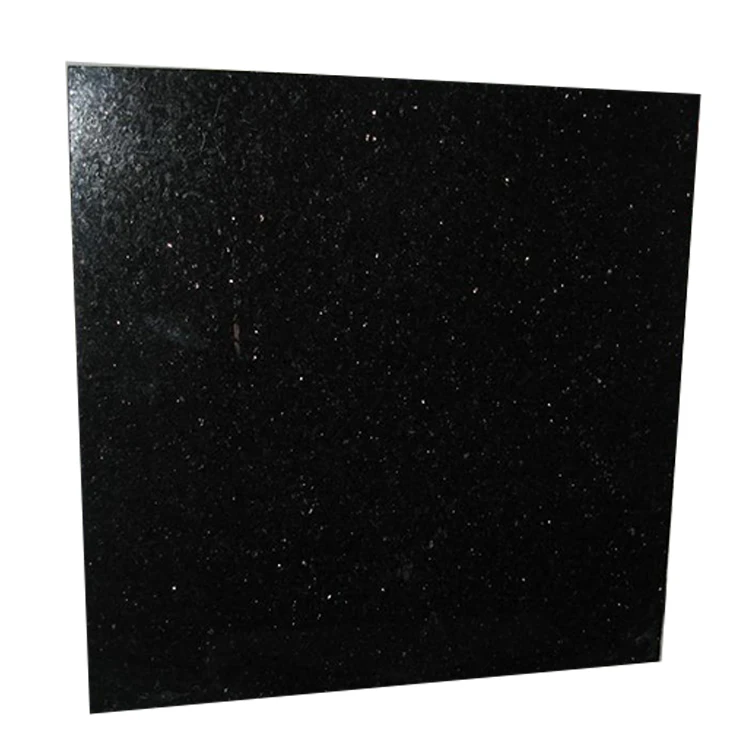 Jet Black Fusion Granite China Black Galaxy Floor Applications Polished Building Graphic Design 100 Square Meters Absolute 2.9