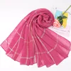 2019 New Brand Women Scarves Square Cotton Soft Warm Spring Winter Wraps Lady Pashmina Bandana Tassels Big Size