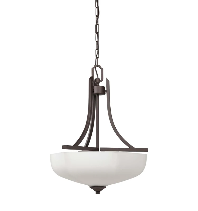 Modern Home Decor Hanging Bowel Suspended Lighting Ceiling Lamp, 3 Light Pendant Light for Kitchen & Dining Room