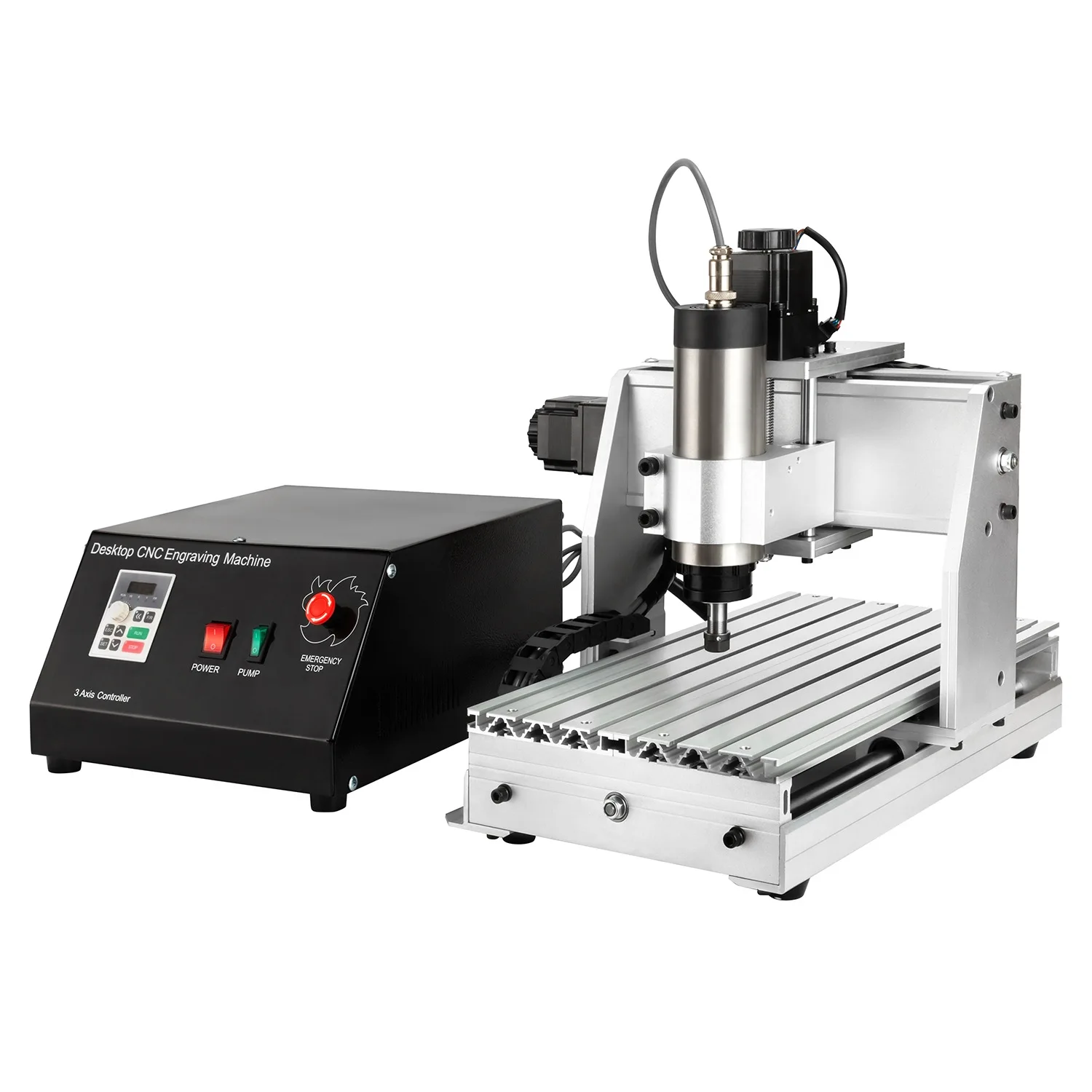Hobby Mini CNC 3020 4 Axis Desktop Router Machine for Wood, PCB, and ...