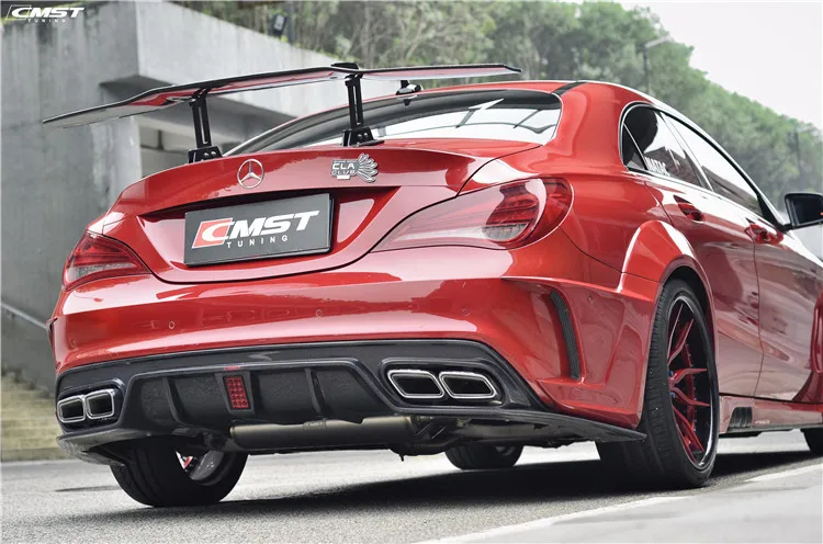 Widebody Kit: Mercedes-Benz CLA200 W117 Front Spoiler & Rear Diffuser ...