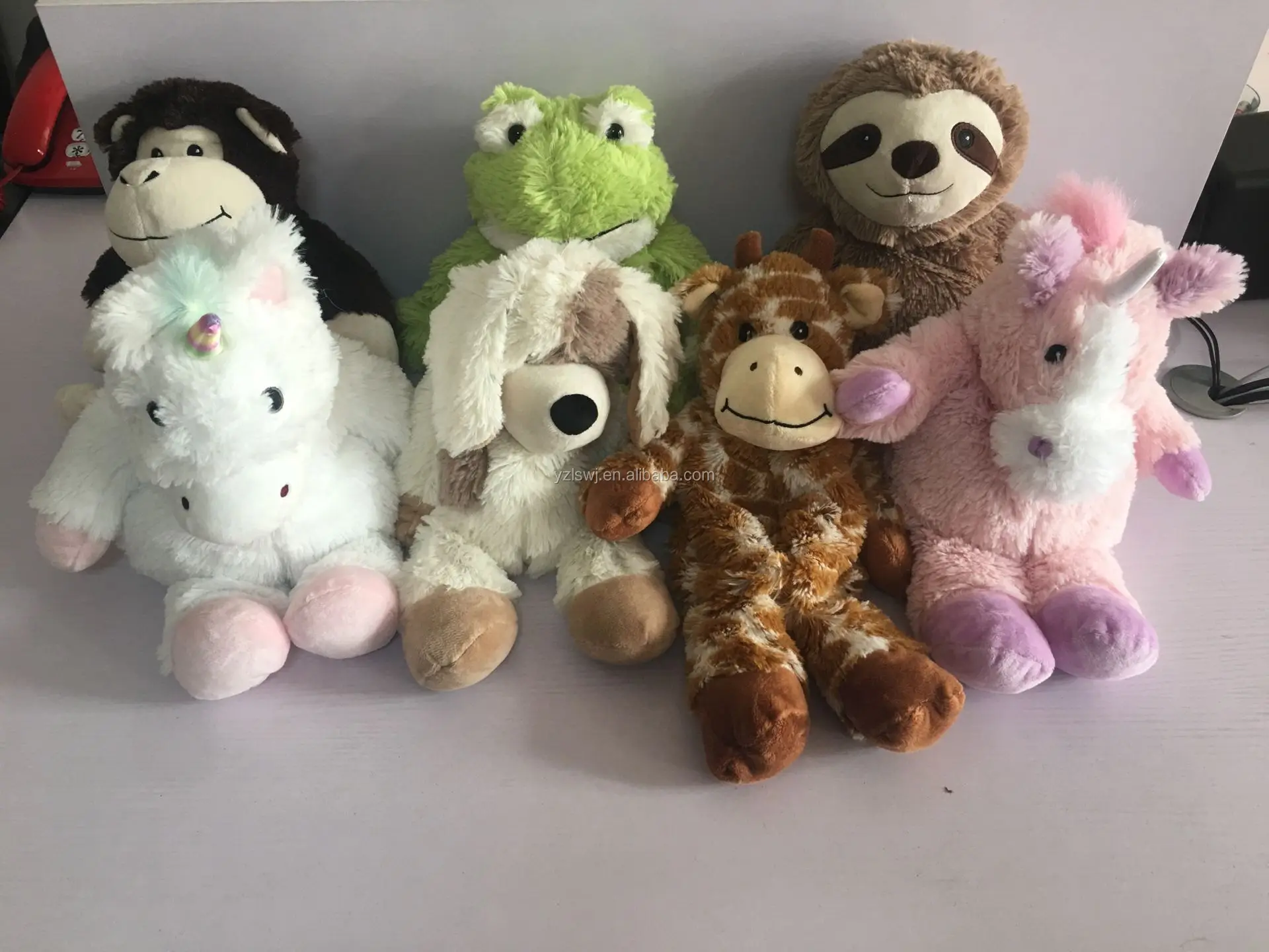 Plush Stuffed Cow Toys/microwave Heated Toy Plush Cattle Cow Stuffed