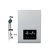 High power 220V 9-13kw automatic check two temperature displays instant heating shower