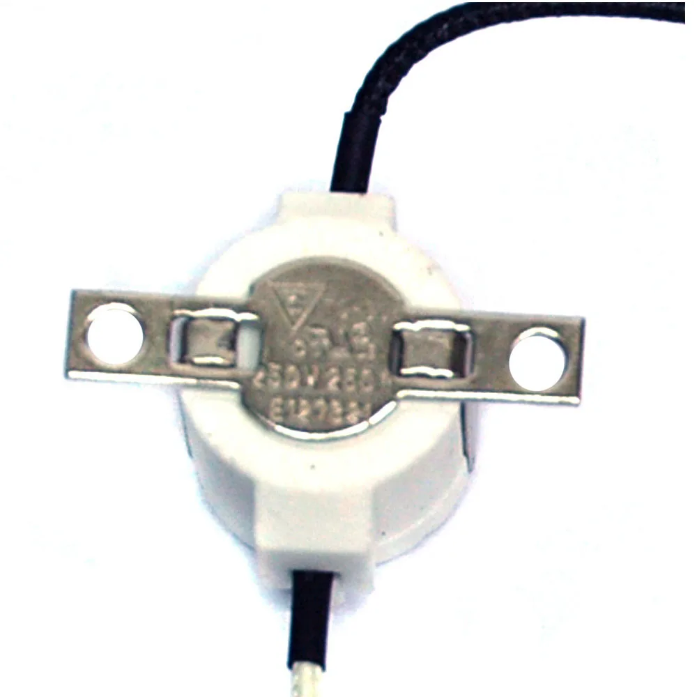 E11 Mini-Candelabra Screw Ceramic Lampholder Socket E11 mini Porcelain Candelabra Base Socket with 8 inch Lead Wires for Light
