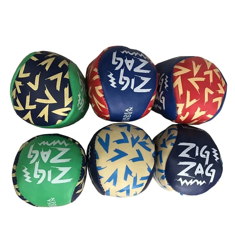 Custom Logo Pvc Leather Bean Bag Juggling Ball Hacky Sack Buy