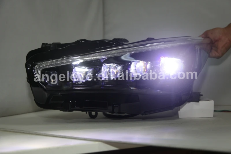 Full led headlight For NISSAN Infiniti q50L Black Housing LD