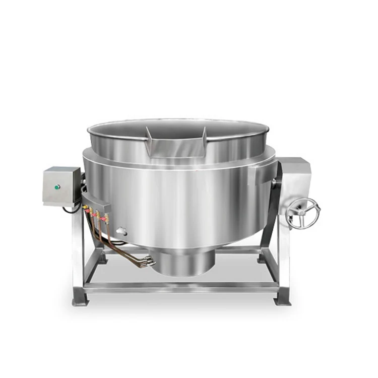 Gas Heating Double Jacketed Kettle with Electric Pot Stirrer - China  Jacketed Kettle, Cooking Kettle