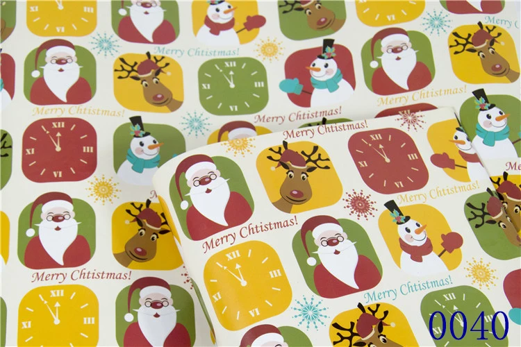 Custom Beautiful Christmas Gift Wrapping Paper Rolls Wholesale