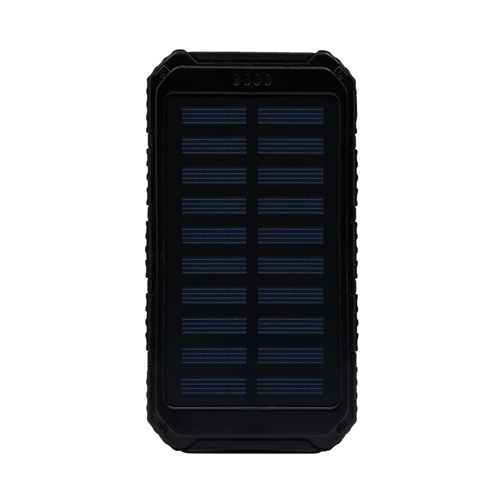 2020 New Style Dual Output Solar power adapter 5V 2A Power Bank 8000mAh With LED Light Popular with Campers - ANKUX.COM