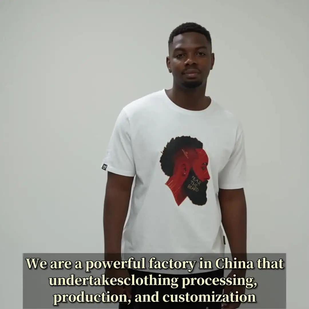 Factory Wholesale 100% Cotton Tshirt for Men Chinese Style