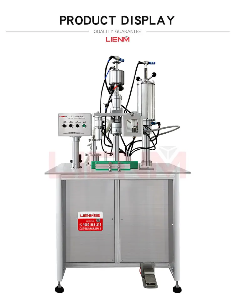 Lienm Automatic High Speed Aerosol Spray Filling Machine Line Aerosol