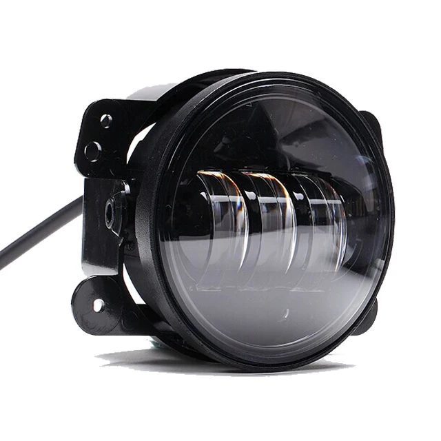 18w Round led waterproof fog lamp 4-inch daylight angle eyes 12v motorcycle head led fog light bulb for Harley Davidson