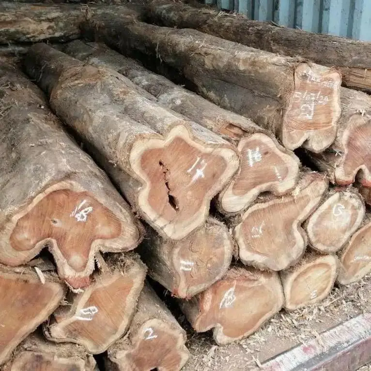 Top Grade Teak Wood Timber Bulk Quality Dry Round Teak Logs Durable