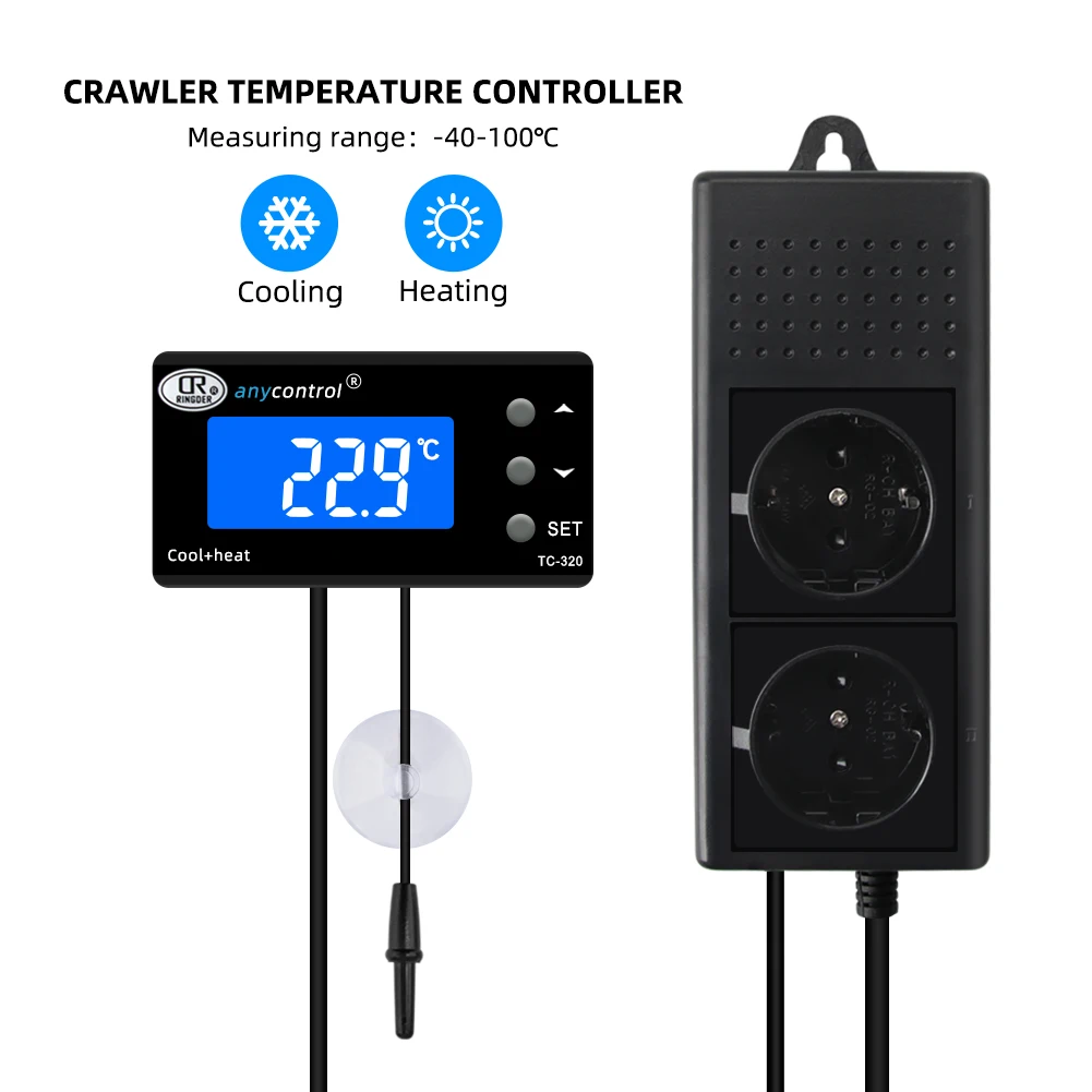 Digital Aquarium Thermostat Pid Temperature Controller Waterproof