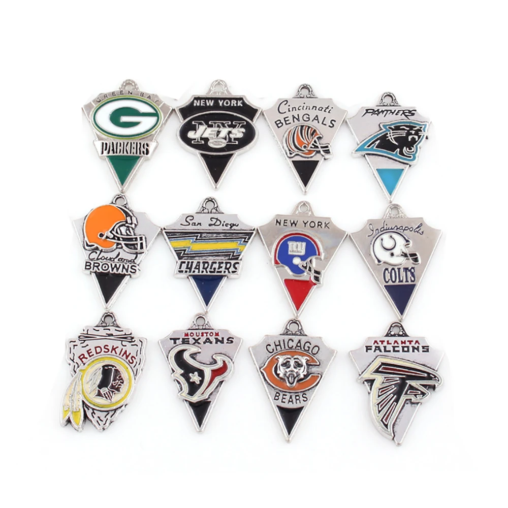 product-Football Championship Team Sports Series Pendant, Letter Triangle Pendant-BEYALY-img