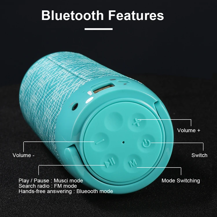 Portable wireless speaker tg113c camping light radio wireless microphone tws portable bass waterproof party bluetooth speaker - ANKUX.COM