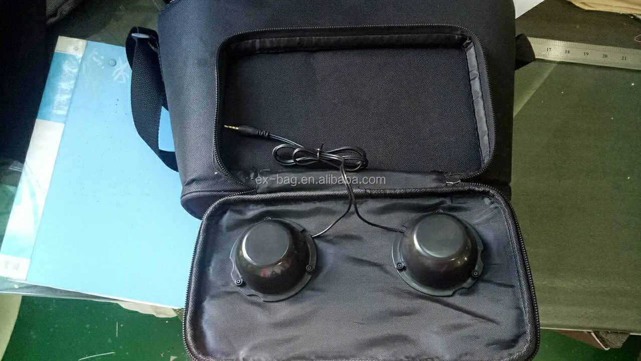 12 Can Waterproof Inside Wireless Speaker Insulated Cooler Bag With