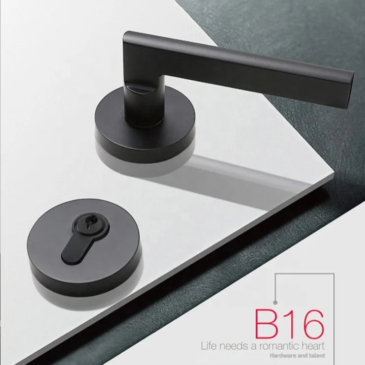 Roeasy Door Handle Luxury Glass Interior Brass Locks Handle & Window