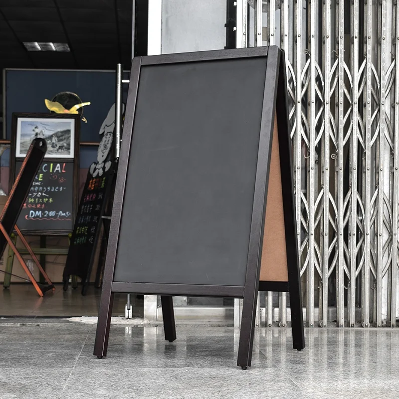 Hot Selling Wooden Chalkboard Signs Double Sided Chalkboard Custom Aframe Signs Buy Free