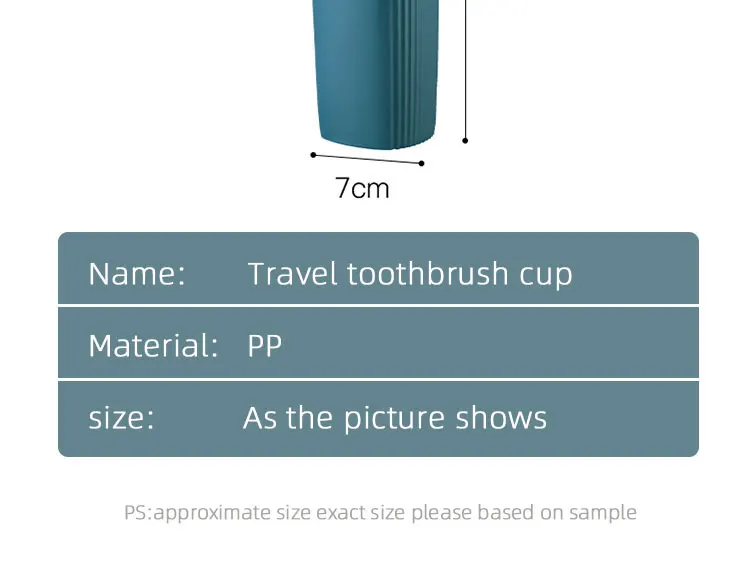 2020 new design multi color 4 color plastic Portable travel toothbrush cup toothbrush toiletry organizer