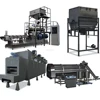 Floating Fish Food Feed Pellet Field Twin Screw Extruder Type Making Processing Line Machines