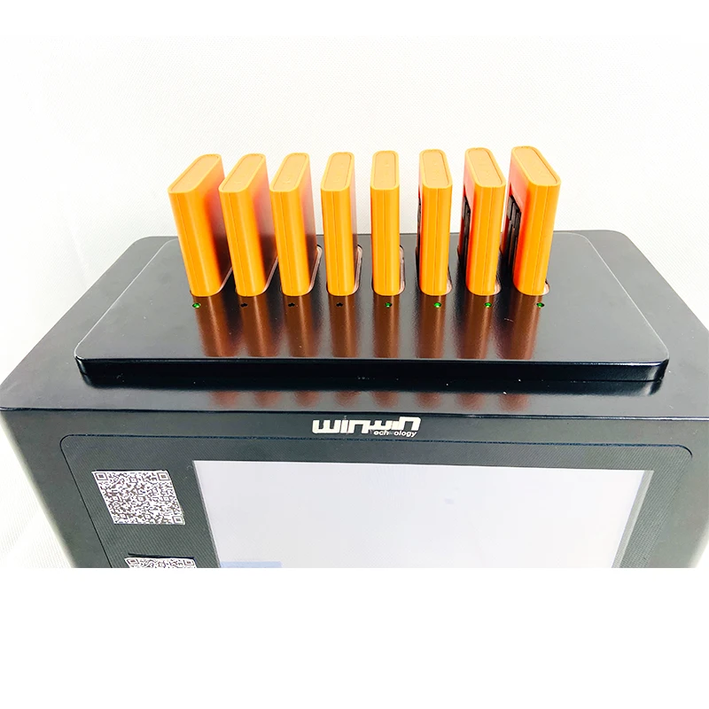 Battery charger shared power bank rental charging station with 8 slots - ANKUX.COM