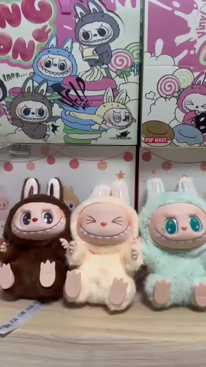 Original POPMART Macaron 2nd Generation LABUBU Have a Seat Party