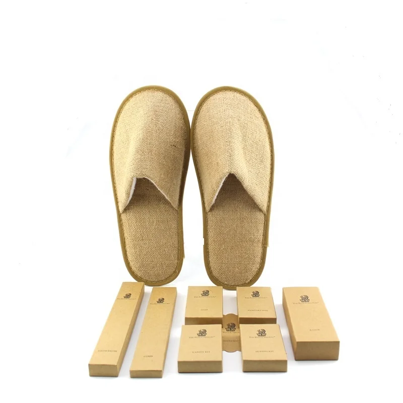 High Quality Disposable Biodegradable Hotel Amenities Set Eco Friendy 