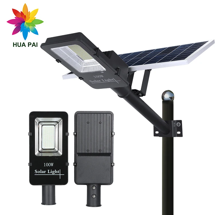 HUAPAI New design SMD outdoor IP65 waterproof 60W 100W 150W 200W 300W solar led street light