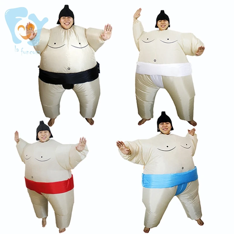 Adults Halloween Costumes Funny Fat Inflatable Sumo Wrestling Costumes Air Blow Up Suits Buy Inflatable Sumo Suits Inflatable Mascot Costume Cheap Inflatable Sumo Suits Fighting Inflatable Sumo Suit Sumo Costume Inflatable Product On