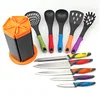 2019 China top selling nylon kitchen utensils sets cooking utensils with holder