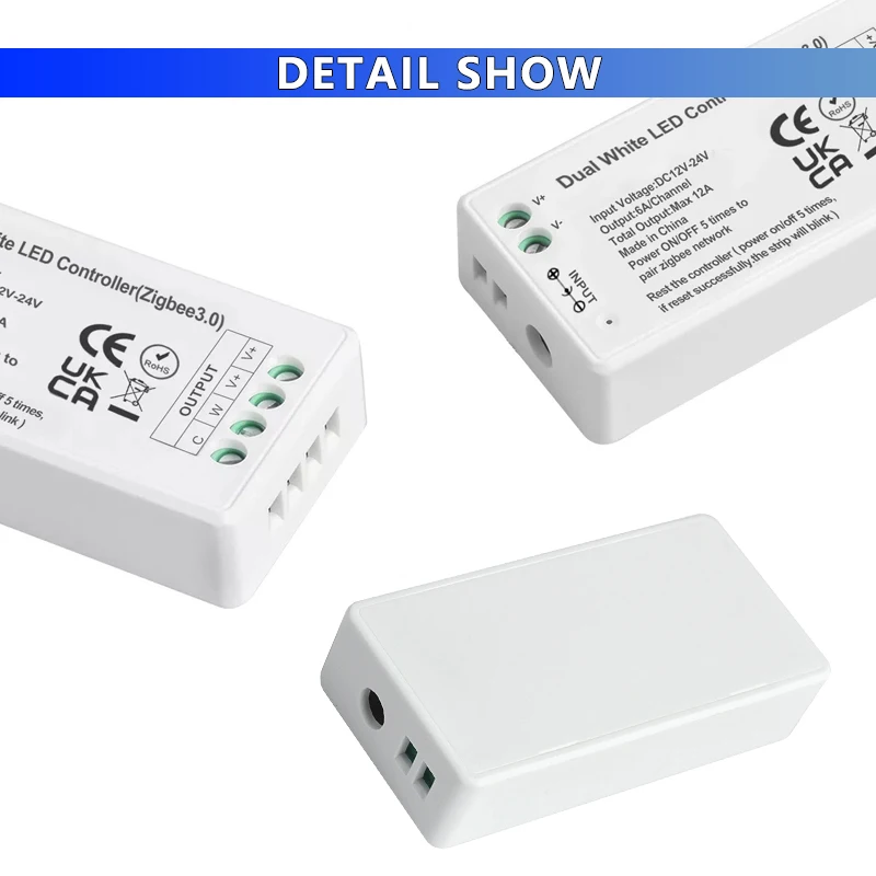 6a/ch Zigbee 3.0 Wifi 2.4ghz Led Controller Cct Led Strip Tuya App Dual