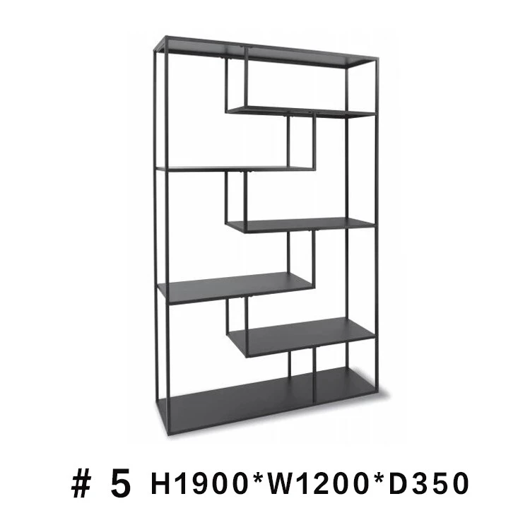 Living Room Steel Tube Display Household Shelf Side Bookshelf Metal Free Standing Bookcase Buy