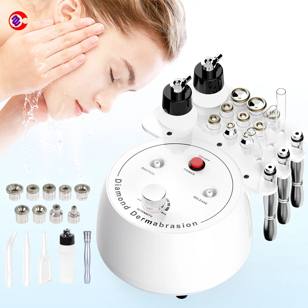 3 In 1 Diamond Microdermabrasion Beauty Machine Vacuum Suction Tool
