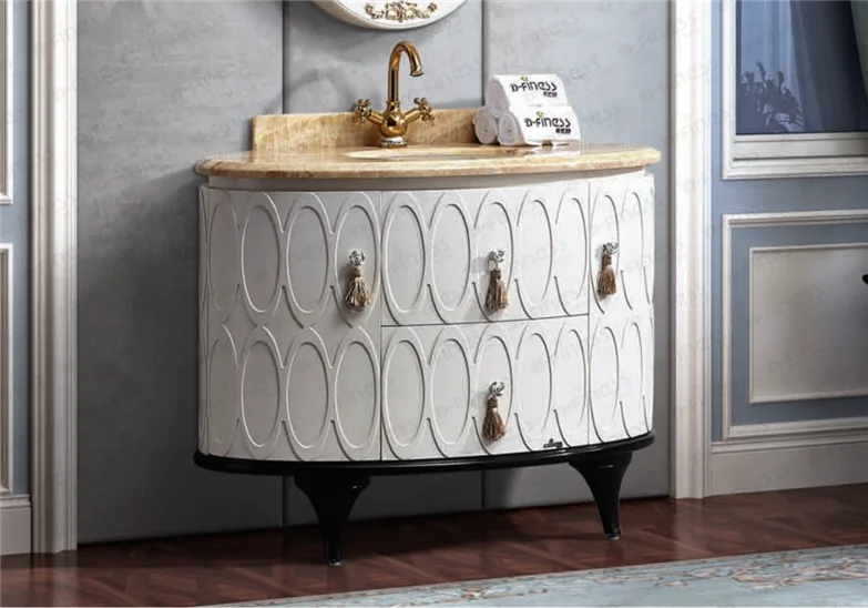 Marble Bathroom Antique Wood Bathroom Vanity Low Price Jade