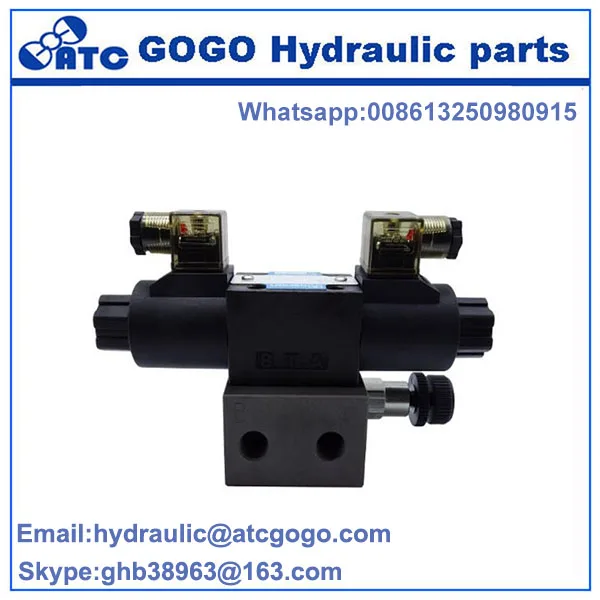 Solenoid Operation Hydraulic Directional Valve Manifold Blocks Dsg01