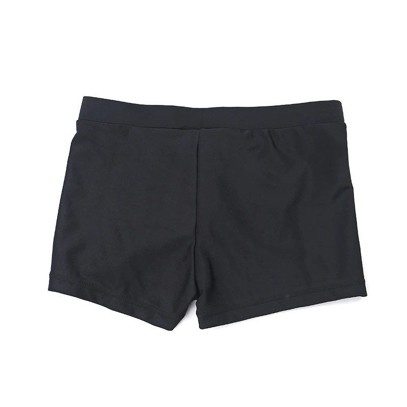 black short swim trunks