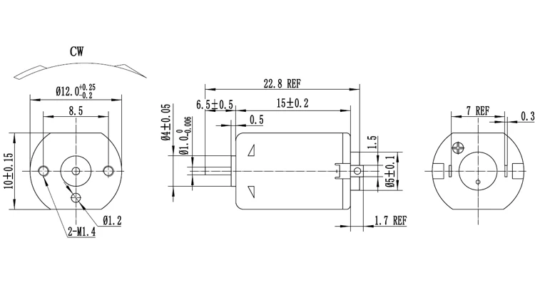 low rpm 5v dc motor specification for toy car