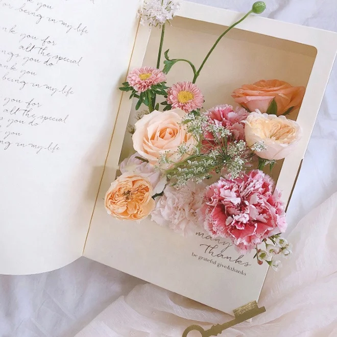 Handmade Hollow Cardboard Shaped Decorative Book Gift Box 