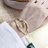 JD Jewelry Custom 2019 new design girls engagement Ins sterling silver gold plated cool simple human face cuff bangle