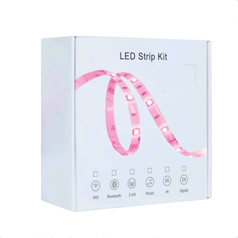 2020 NEW HOT sale LED product RGB Strip-40 Key IR Remote dreamcolor digital music led strip kit 5M